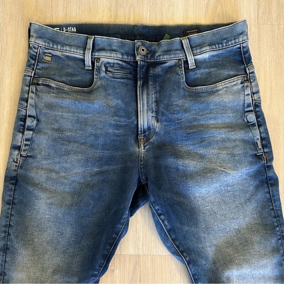 Men’s G-Star Raw D-Stad 3D Slim Jeans size 34x30 - Picture 2 of 8